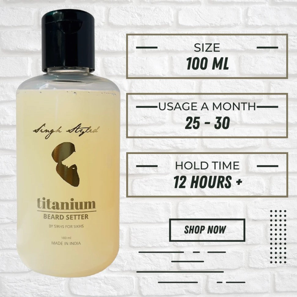 Beard Setter- Titanium (100ml)